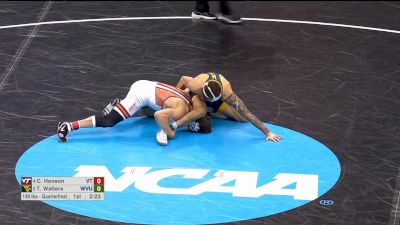 149 lb Quarterfinal, Caleb Henson, Virginia Tech vs Ty Watters, West Virginia