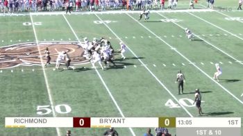 Highlights:  Richmond vs Bryant Football | 2024 CAA Football