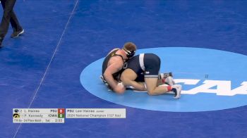 174 lb 3rd Place - Levi Haines, Penn State vs Patrick Kennedy, Iowa