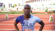 Sidi Njie: Men's U20 400 Champion