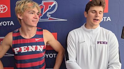 James Rhoads and Scott Toney 1-2 for Penn in Pole Vault