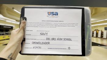 Del Oro High School [Crowdleader] 2021 USA Virtual Spirit Regional I
