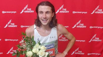 Geordie Beamish After His Wild 3k Kick For The Millrose Win