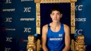Noah Bontrager before 2025 Brooks XC Championships