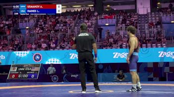 79 kg 1/4 Final - Akhmed Usmanov, UWW vs Levi Haines, United States