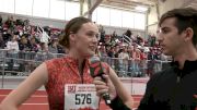 Roisin Willis Immediately Following 800m American Record At BU