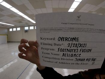 Footnotes Fusion - Senior Small HH [Senior - Hip Hop - Small] 2021 Spirit Sports: Virtual Duel in the Desert