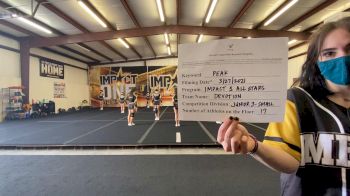 IMPACT ONE Allstars - DEVOTION [L3 Junior - Small] 2021 The Regional Summit Virtual Championships