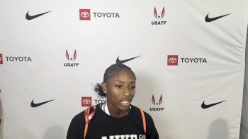 Melissa Jefferson-Wooden Shares Thoughts Post-Race