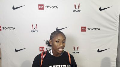 Melissa Jefferson-Wooden Shares Thoughts Post-Race