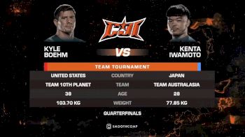 Kyle Boehm vs Kenta Iwamoto | CJI 2