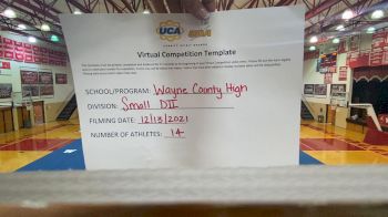 Wayne County High School [Small VA DII] 2021 UCA December Virtual Regional