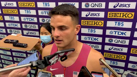 Devon Allen Reacts To False Start That Kept Him Out Of 110m Hurdle Final