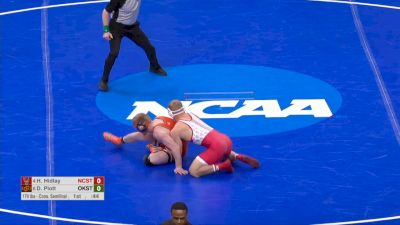 174 lb Cons Semi, Hayden Hidlay, NC State vs. Dustin Plott, Oklahoma State