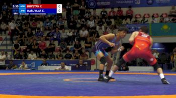 63 kg Final 3-5 - Yurik Hoveyan, Armenia vs Chiezo Maruyama, Japan