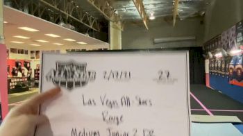 Las Vegas All Stars - Rouge [L2 Junior - D2 - Medium] 2021 NCA All-Star Virtual National Championship