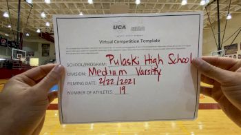 Pulaski County High School [Medium Varsity] 2021 UCA February Virtual Challenge