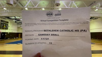 Bethlehem Catholic High School [Game Day Small Varsity] 2021 UCA January Virtual Challenge