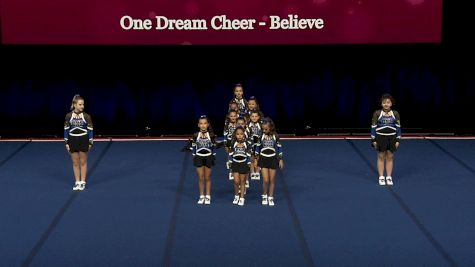 One Dream Cheer - One Dream Believe [2021 L1 Performance Rec - 12Y (NON) - Small Finals] 2021 The Quest