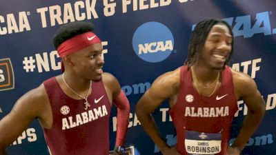 Alabama's Chris Robinson And Corde Long Pull Off A 1-2 Finish In 400m Hurdles