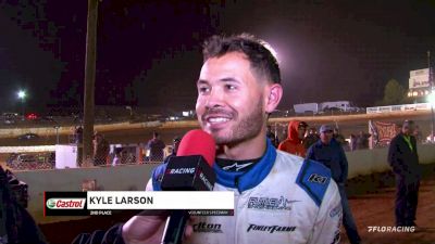 Kyle Larson Discusses Podium Finish In A Late Model