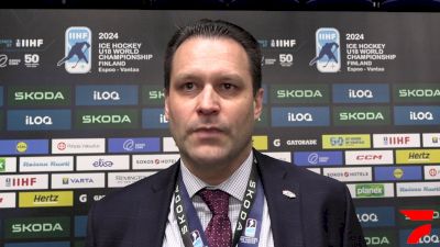 USA Coach Nick Fohr Has Emotional Moment After Loss To Canada In Gold Medal Game At U18 Worlds