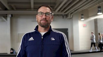 Coach Matt Morris after CSU-Pueblo DMR Sweep