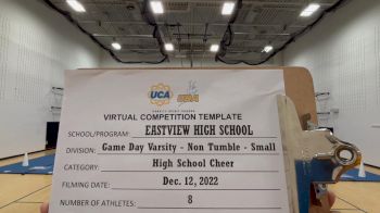 Eastview High School [Game Day Varsity - Non-Tumble] 2022 UCA & UDA December Virtual Regional