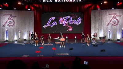 La Porte High School [2023 Novice Small Varsity Crowd Performance Semis] 2023 NCA High School Nationals