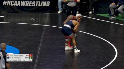 174 lb R16, Carter Starocci, Penn State vs Donnell Washington, Indiana