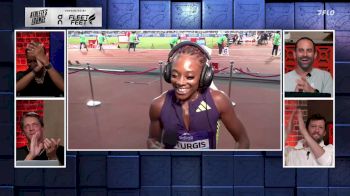 Cambrea Sturgis Joins the Athlete's Lounge After 200m Win at Diamond League Rabat 2026