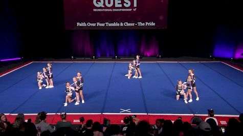 Faith Over Fear Tumble & Cheer - The Pride [2022 L1 Performance Rec - 12Y (NON) - Small Finals] 2022 The Quest