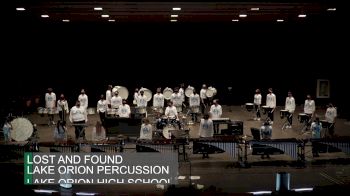 Lake Orion Percussion - Lost and Found