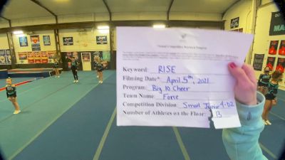 Big 10 Cheer - Force [L4 Junior - D2 - Small] 2021 The Regional Summit Virtual Championships