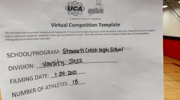 Stewarts Creek High School [Medium Varsity Jazz] 2021 UDA South Spring Virtual Dance Challenge