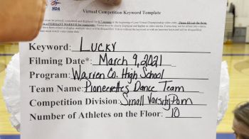 Warren County High School - Varsity Dance Team [Varsity - Pom] 2021 NCA & NDA Virtual March Championship