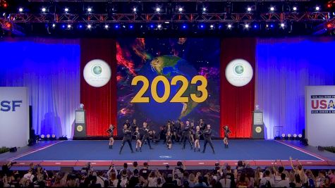 Unity Allstars - Black (England) [2023 L7 International Open Non Tumbling Coed Semis] 2023 The Cheerleading Worlds