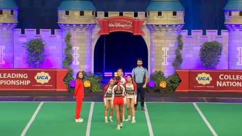 Trinity Valley Community College - Aaliyah, Kailey, Bailey & Madeline [2023 Girls "4" Group Stunt] 2023 UCA & UDA College Cheerleading and Dance Team National Championship