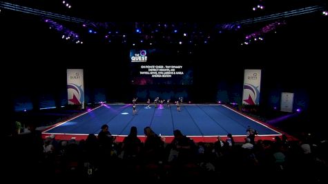 On Pointe' Cheer - Tiny Dynasty [2023 L1 Performance Rec - 6Y (NON) - Small Prelims] 2023 The Quest