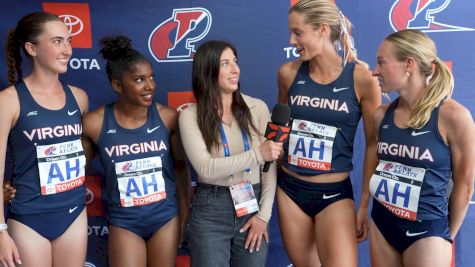 Virginia After HUGE Championship of America DMR Win at Penn Relays