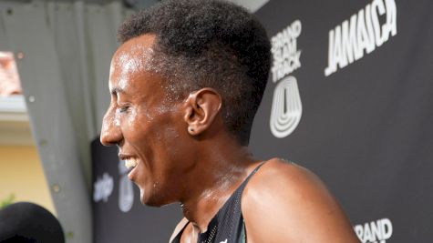 Yared Nuguse After Running 1:44.32 PR In Grand Slam Track: Miami 800m