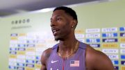 "I'm just ready to go" Chris Robinson After 400m Semi-Finals | World Indoor Championships