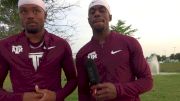 JQ & Bryce McCray of Texas A&M qualify for NCAA 400m hurdles semifinal