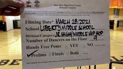 Liberty Middle School [Jr. High/Middle School - Hip Hop Virtual Prelims] 2021 NDA High School National Championship