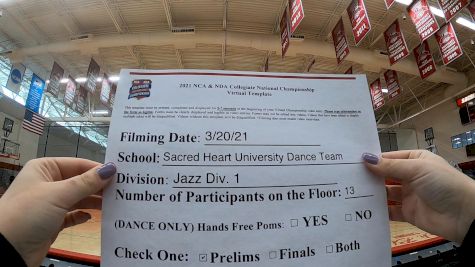 Sacred Heart University [Virtual Division I - Jazz Prelims] 2021 NCA & NDA Collegiate Cheer & Dance Championship