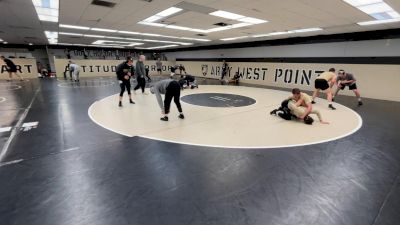 Army And NC State Warm Up As Teams Before Their Dual