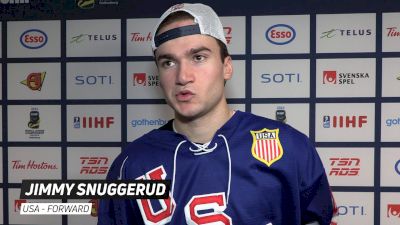 Blues Prospect Jimmy Snuggerud Scores Opening Goal For Team USA In Semifinal Win Against Finland