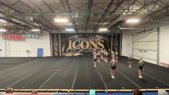 New York Icons - Gold Crush [L2 Youth - Small] 2021 Varsity All Star Winter Virtual Competition Series: Event II