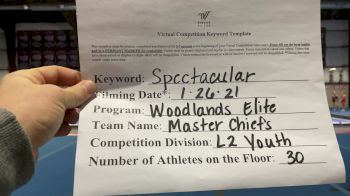 Woodlands Elite OR - Woodlands Elite - OR - Master Chiefs [L2 Youth - Medium] 2021 ATC International Virtual Championship