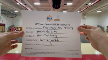 Fox Chapel High School [Small Varsity - NT] 2022 UCA & UDA December Virtual Regional